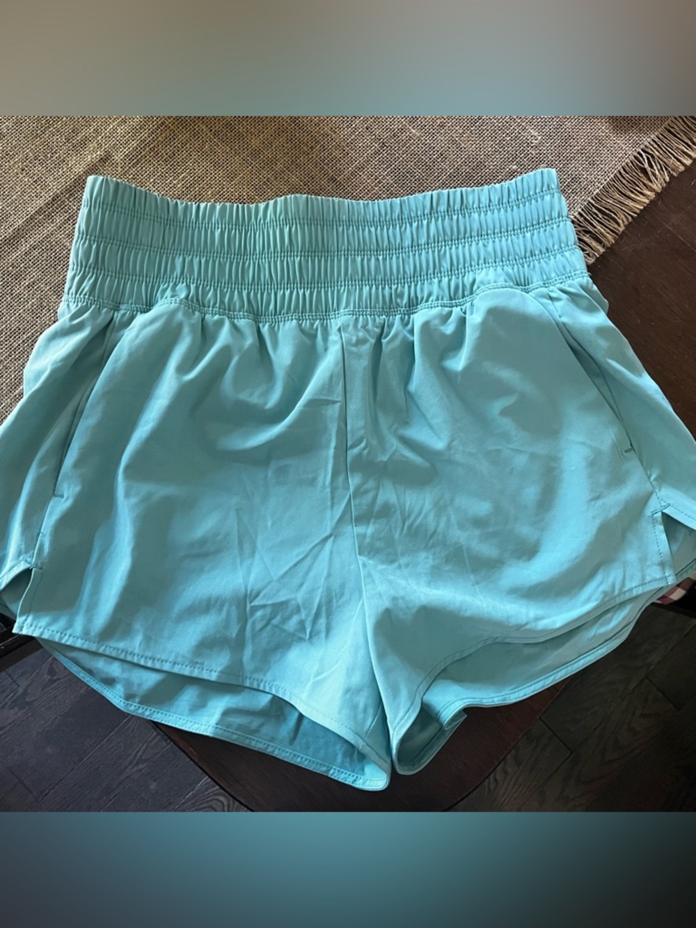 Old Navy extra high-waisted crinkle run shorts